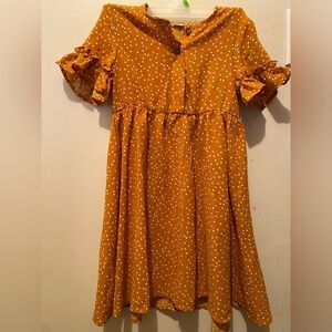 - Yellow Polka Dot Dress